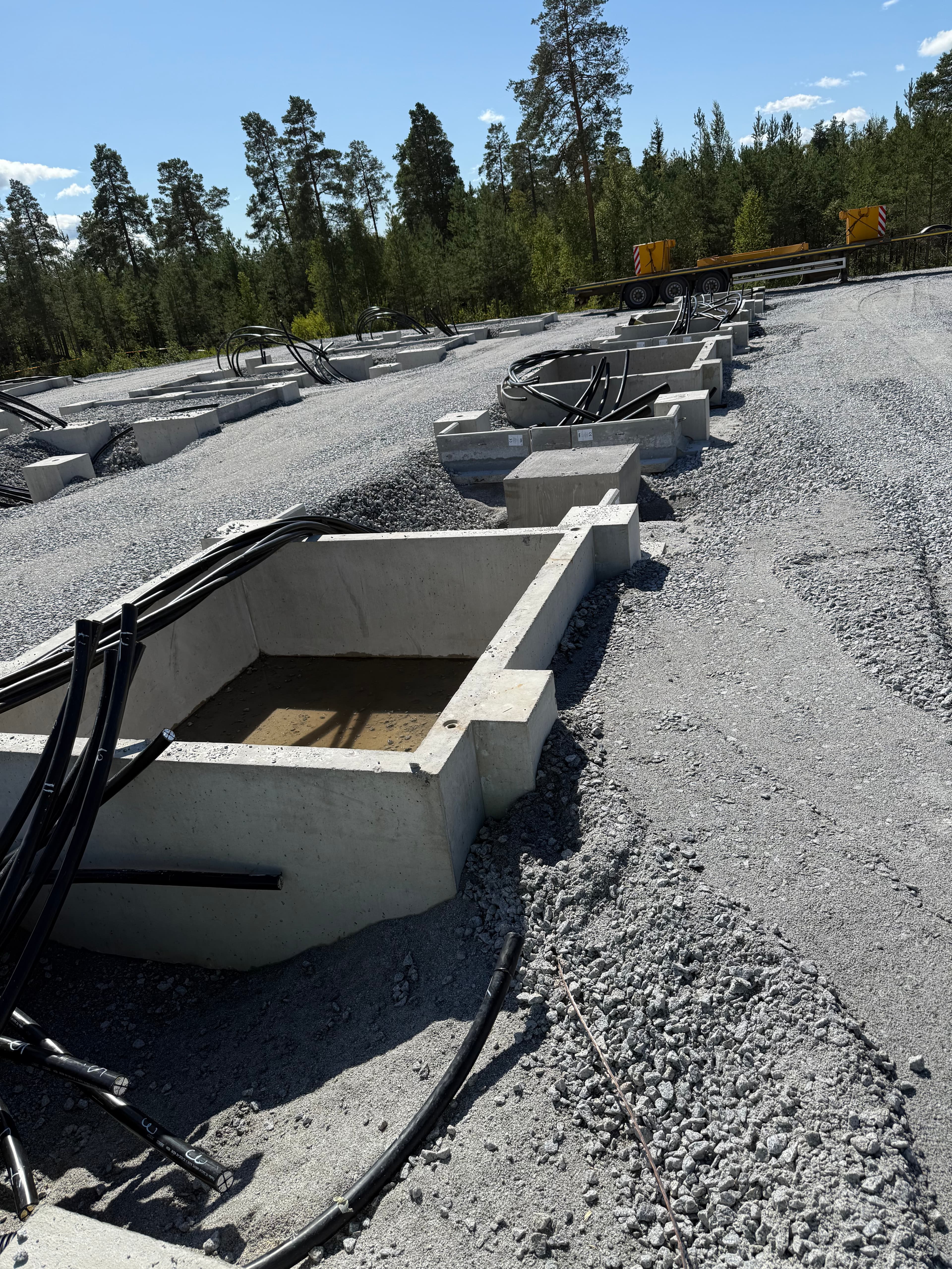 Inspection and control of groundwork and electrical infrastructure — Finland 120 MW battery plant