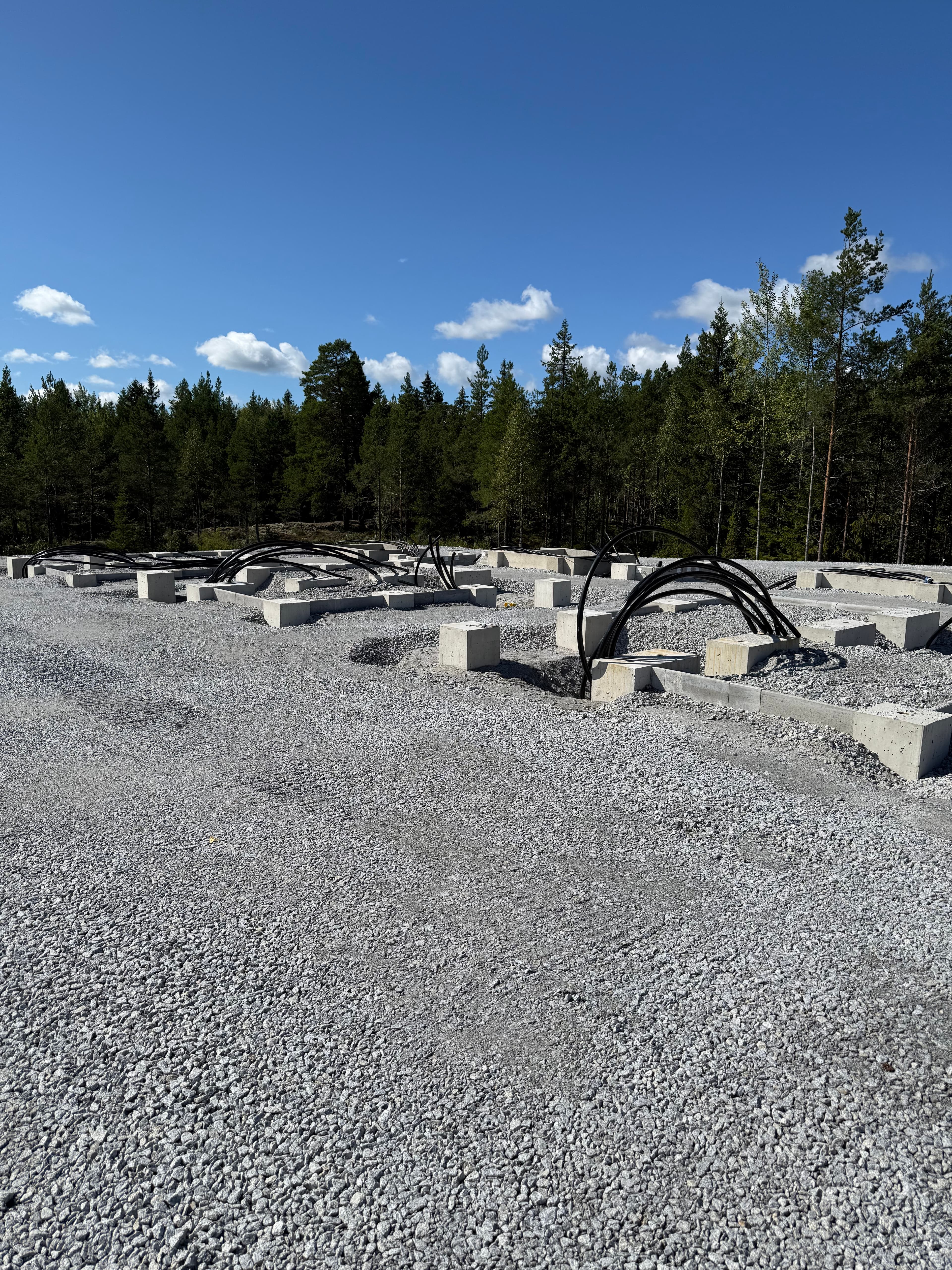 Inspection and control of groundwork and electrical infrastructure — Finland 120 MW battery plant