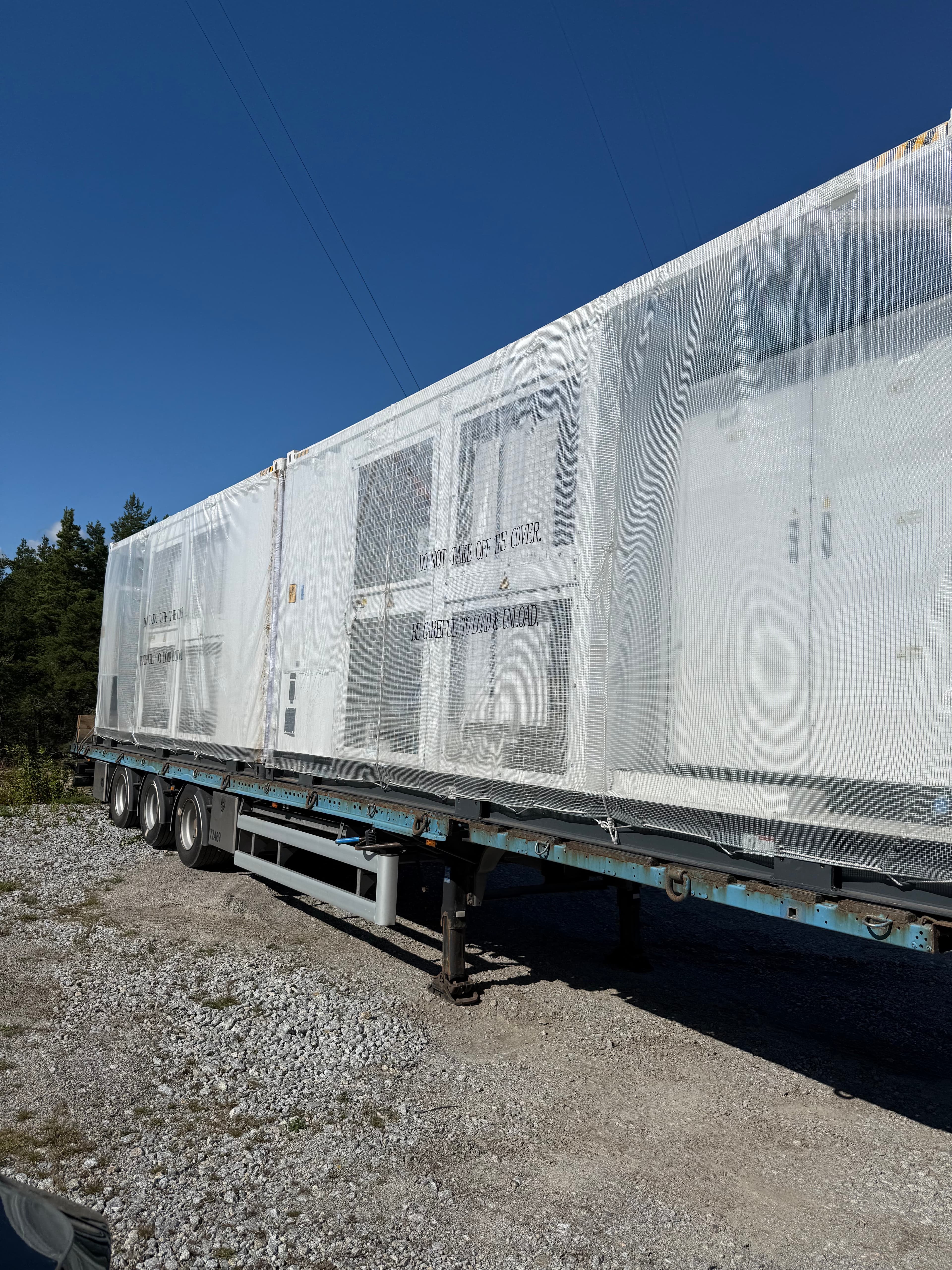 First delivery of MW station to Sungrow 120 MW battery plant in Finland
